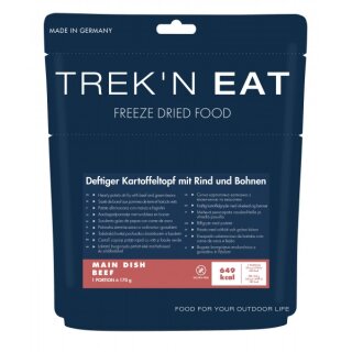 Deftiger Kartoffeleintopf mit Rind und Bohnen