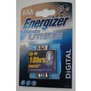 Energizer Ultimate Lithium digital AAA Micro LR03 Batterie